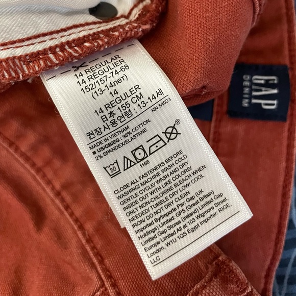 GAP skinny slim red jeans - Picture 3 of 6